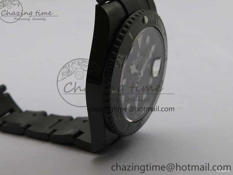 1:1 V6F Blaken Best 904L Date Submariner PVD Edition A2824 0322